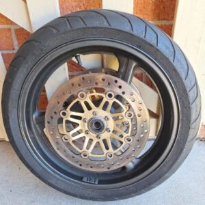 Honda VTR 1000 Firestorm Front Wheel with Brake Rotors, Tyre and Rim