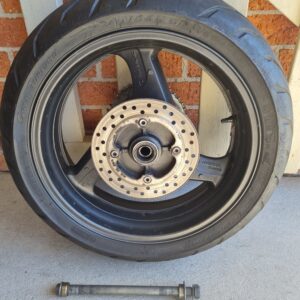 Honda VTR 1000 Firestorm Rear Wheel with Sprocket, Brake Rotor/disc and Axle
