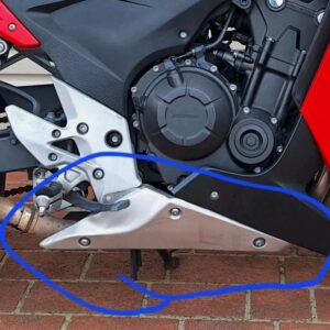 Honda CBR 500R Lower Fairing Metal