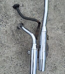 Yamaha XV250 Virago Stock Exhaust and Mufflers