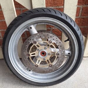 Suzuki SV650 Front Wheel Complete - Rim, Brake Rotors & Axle with Spacer